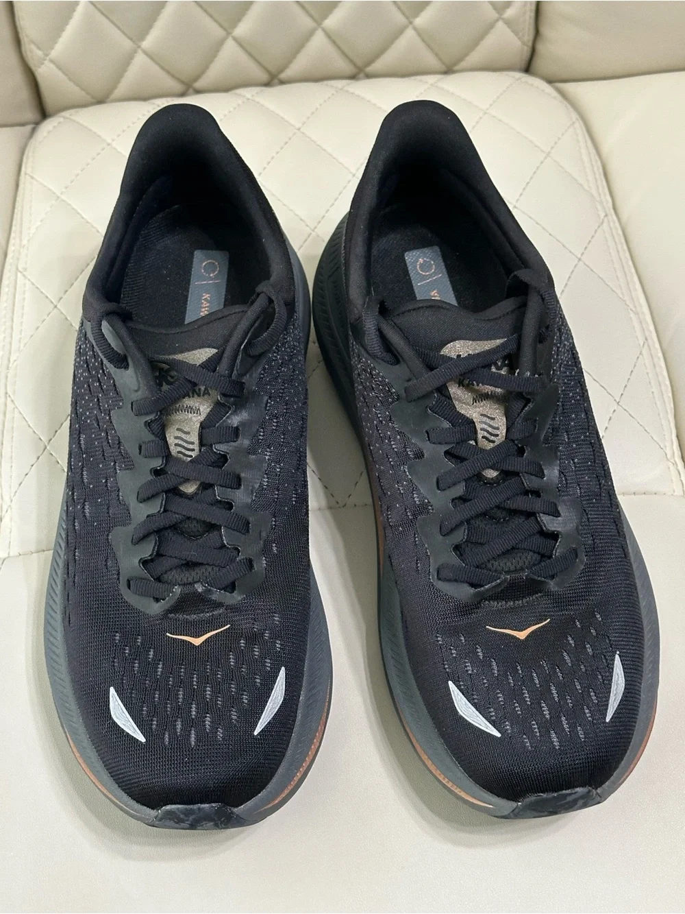 Hoka Kawana shoes Black Copper size 9.5